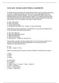 HUN 2201 EXAM QUESTIONS & ANSWERS