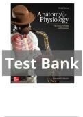 Test Bank for Anatomy and Physiology&colon; The Unity of Form and Function 10th Edition by Kenneth S&period; Saladin &ndash; Complete 2025&sol;2026 Questions & Answers