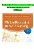 Test Bank For Clinical Reasoning Cases in Nursing 8th Edition by Test Banks Mariann M&period; Harding&semi; 