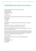 NURS 8022 Exam 3 with correct answers 