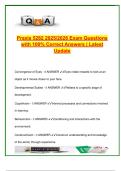 Praxis 5282 Exam 2025&sol;2026 &vert; 200&plus; Verified Q&As &vert; Visual Impairments&comma; IDEA&comma; Braille & Instructional Strategies