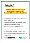 Sharp ESO Exam 2025&sol;2026 &vert; 100&plus; Verified Questions &vert; Emergency Standing Orders&comma; ACLS&comma; Code Meds & O₂ Protocols