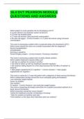 16&period;4 DVT PEARSON MODULE QUESTIONS AND ANSWERS