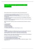 DVT & PE EXAM QUESTIONS AND ANSWERS