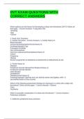 DVT EXAM QUESTIONS WITH CORRECT ANSWERS