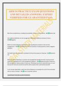 ARM 54 PRACTICE EXAM QUESTIONS AND DETAILED ANSWERS&period; EXPERT VERIFIED FOR GUARANTEED PASS&period;