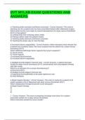 DVT MYLAB EXAM QUESTIONS AND ANSWERS