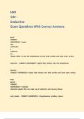 NSG 532 &ndash; Endocrine Exam Questions With Correct Answers&period;