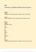 NSG 532 Exam 3 Questions With Correct Answers