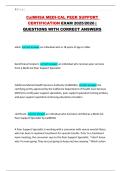 CalMHSA MEDI-CAL PEER SUPPORT CERTIFICATION EXAM 2025&sol;2026 &vert; QUESTIONS WITH CORRECT ANSWERS