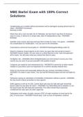 MBE Barbri Exam with 100&percnt; Correct Solutions