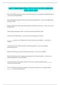 A&P 2 MIDTERM PRACTICE TEST WITH VERIFIED SOLUTION 2025&period;