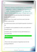 PPN 101 BUNDLED QUESTIONS AND ANSWERS LATEST UPDATE 2025&sol;2026