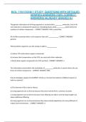 BIOL 1104 EXAM 1 STUDY  QUESTIONS WITH DETAILED VERIFIED ANSWERS &lpar;100&percnt; CORRECT ANSWERS&rpar; &sol;ALREADY GRADED A&plus;