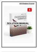 Solution Manual for Engineering Vibration &lpar;5th Edition&rpar; by Daniel J&period; Inman &ndash; Complete Problem Solutions and Explanations &lpar;2025&sol;26 Edition&rpar;