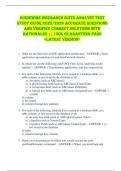 Guidewire Insurance Suite Analyst TEST  STUDY GUIDE 2025&sol;2026 ACCURATE QUESTIONS  AND VERIFIED CORRECT SOLUTIONS WITH  RATIONALES &vert;&vert; 100&percnt; GUARANTEED PASS  <LATEST VERSION> 