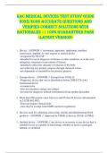 RAC Medical Devices TEST STUDY GUIDE  2025&sol;2026 ACCURATE QUESTIONS AND  VERIFIED CORRECT SOLUTIONS WITH  RATIONALES &vert;&vert; 100&percnt; GUARANTEED PASS  <LATEST VERSION> 