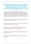 CSET Multiple Subjects Subtest 2 Actual Exam Newest &sol;  CSET Multiple Subjects Subtest 2 Preparation&sol;CSET  Multiple Subjects Subtest 2 Practice Exam With  Complete Questions And Correct Answers&vert; Brand New  Version&excl;