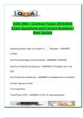 CON 3900 EXAM COMPLETE PACKAGE DEAL