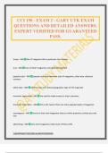 CCI 150 - EXAM 2 - GARY UTK EXAM QUESTIONS AND DETAILED ANSWERS&period; EXPERT VERIFIED FOR GUARANTEED PASS&period;