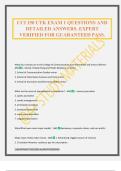 CCI 150 UTK EXAM 1 QUESTIONS AND DETAILED ANSWERS&period; EXPERT VERIFIED FOR GUARANTEED PASS&period;