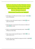 California Boating Verified Multiple Choice  and Conceptual Actual Frequently Tested  Exam Questions With Reviewed 100&percnt;  Correct Detailed Answers  Guaranteed Pass&excl;&excl;Current Update&excl;&excl;