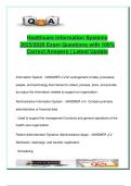 Healthcare Information Systems &vert; 2025&sol;2026 Exam Q&A &vert; EHR&comma; HIPAA&comma; Data Quality&comma; Clinical Apps&comma; EMR Stages 
