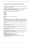 HUN 2201 EXAM 1 - MOBLEY UF STUDY GUIDE