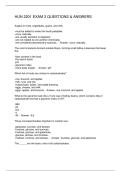 HUN 2201 EXAM 2 QUESTIONS & ANSWERS