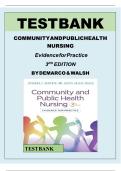 TEST BANK &ndash; Community and Public Health Nursing&comma; 3rd Edition &lpar;DeMarco&rpar; Chapters 1&ndash;25