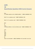 AAPD QE Board Review Questions With Correct Answers