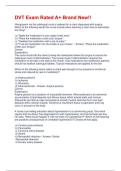 DVT Exam Rated A&plus; Brand New&excl;&excl;