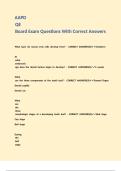 AAPD QE Board Exam Questions With Correct Answers