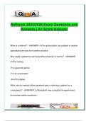 Referrals & Hospitalization &ndash; 40&plus; Verified Q&A &vert; Medical Office Assisting &vert; Scheduling&comma; Outpatient Testing&comma; Elective & Emergency Admissions &vert; 2025&sol;2026