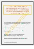 CLASS V ISSUE AND TURN-IN PROCEDURES FOR USING UNITS&period; EXAM QUESTIONS AND DETAILED ANSWERS&period; EXPERT VERIFIED FOR GUARANTEED PASS&period;