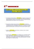 TFM08 Exam With Correct Questions And Answers 2025