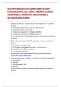NEW YORK PESTICIDE APPLICATOR CERTIFICATION  EXAM QUESTIONS AND CORRECT ANSWERS &lpar;VERIFIED  ANSWERS&rpar; PLUS RATIONALES 2025&vert;2026 Q&A &vert;  INSTANT DOWNLOAD PDF