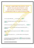PHASE 1 DRIVERS TRAINING TEST ARMY EXAM QUESTIONS AND DETAILED ANSWERS&period; EXPERT VERIFIED FOR GUARANTEED PASS&period;