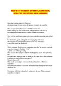 WGU D197 VERSION CONTROL EXAM NEW&comma; UPDATED QUESTIONS AND ANSWERS