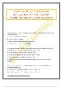 GERI MIDTERM EXAM QUESTIONS AND DETAILED ANSWERS&period; EXPERT VERIFIED FOR GUARANTEED PASS&period;