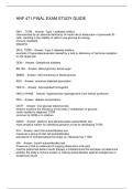 HNF 471 FINAL EXAM STUDY GUIDE