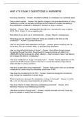 HNF 471 FINAL EXAM STUDY GUIDE