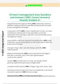 1B insect management Iowa Questions  and Answers &lpar;100&percnt; Correct Answers&rpar;  Already Graded A&plus;