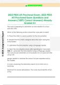2023 PEDS ATI Proctored Exam&comma; 2023 PEDS  ATI Proctored Exam Questions and  Answers &lpar;100&percnt; Correct Answers&rpar; Already  Graded A&plus;
