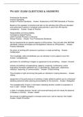 PN 4001 EXAM QUESTIONS & ANSWERS