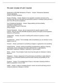 PN 4001 EXAM STUDY GUIDE