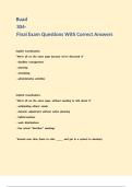 Buad 304- Final Exam Questions With Correct Answers
