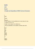 NURS 610 Exam 1 Study set Questions With Correct Answers 