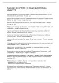 TAX 4001 CHAPTERS 1-5 EXAM QUESTIONS & ANSWERS