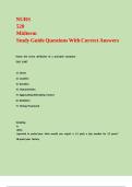 NURS 520 Midterm Study Guide Questions With Correct Answers 